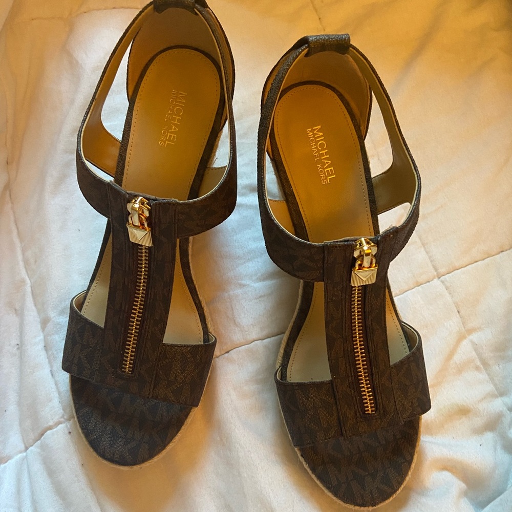 Brand new Michael Kors wedges